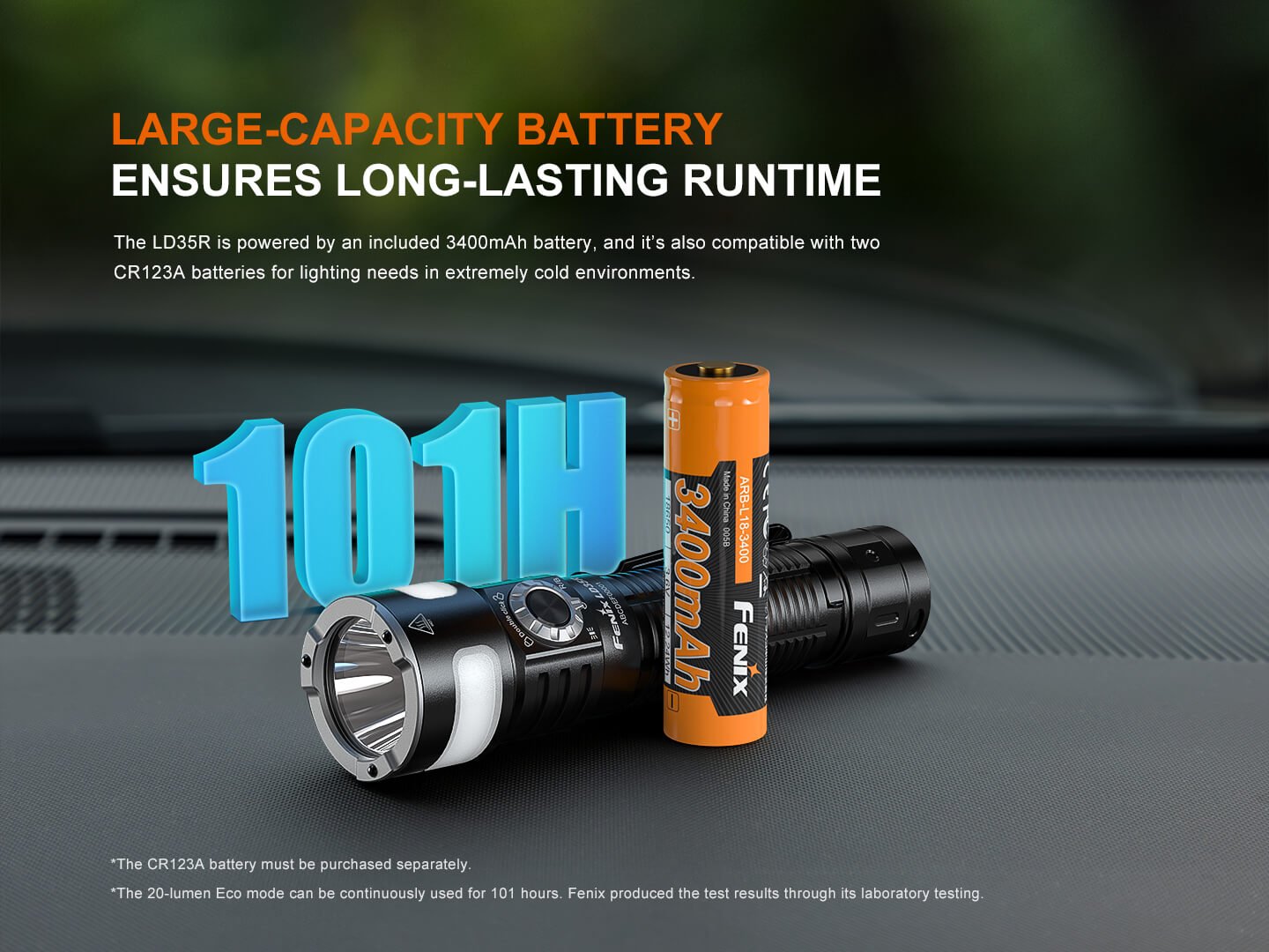 Fenix LD35R High Performance Multimode Flashlight - Energize Trek