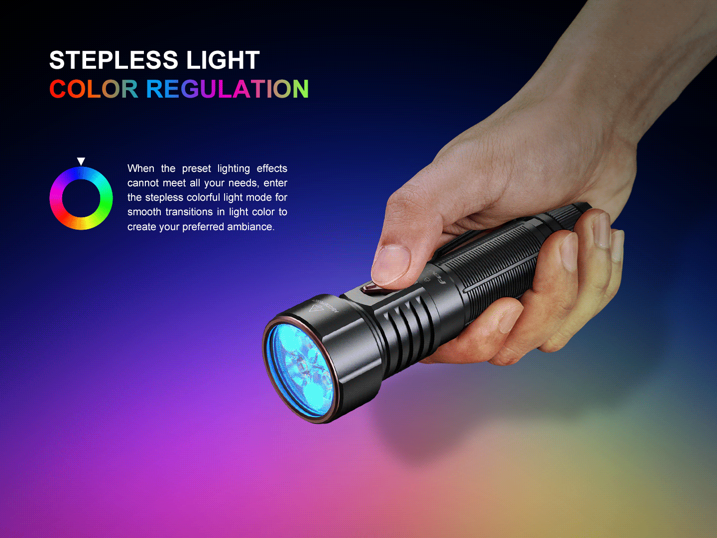 Fenix LD36R Multicolor Flashlight - Energize Trek
