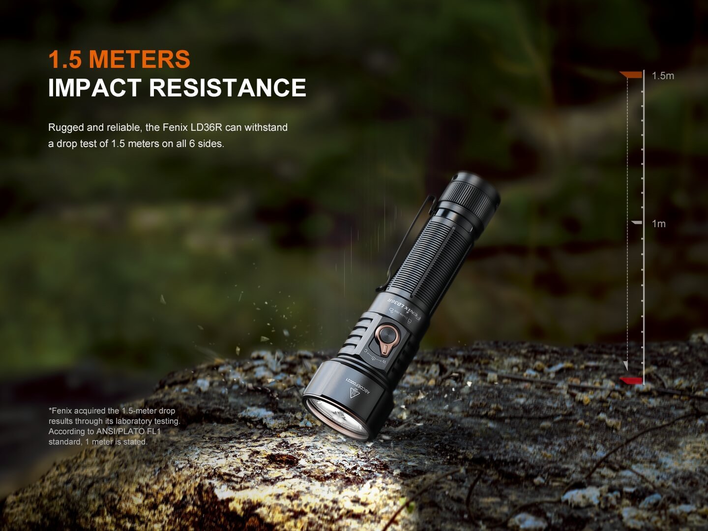 Fenix LD36R Multicolor Flashlight - Energize Trek
