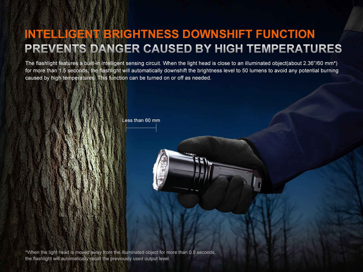 Fenix LR35R PRO Rechargeable Palm-Sized Searchlight - Energize Trek