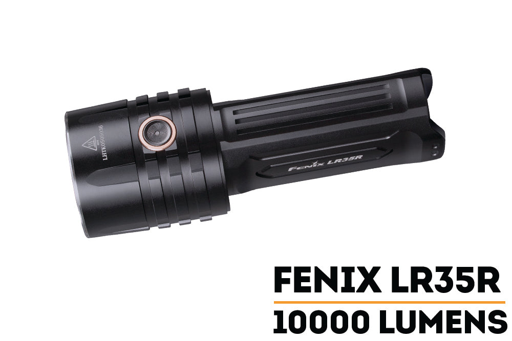 Fenix LR35R Rechargeable LED Flashlight - 10,000 Lumens - Energize Trek