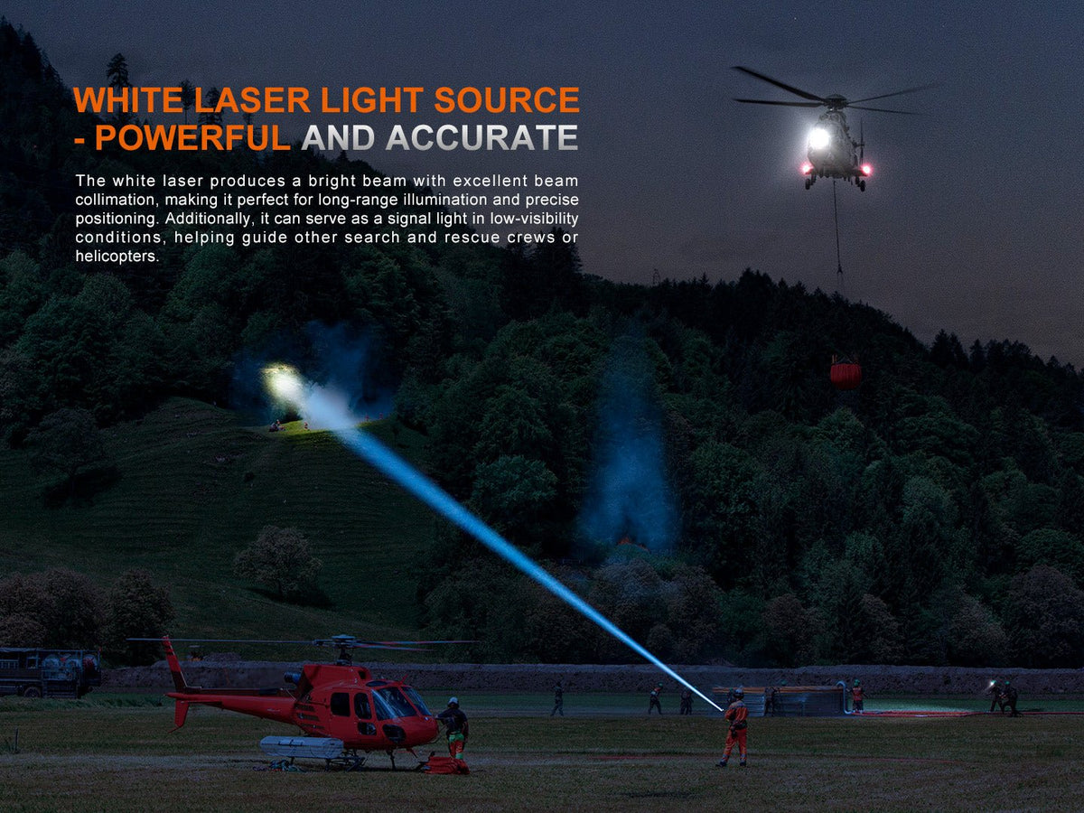 Fenix LR36R White Laser Searching Flashlight - Energize Trek