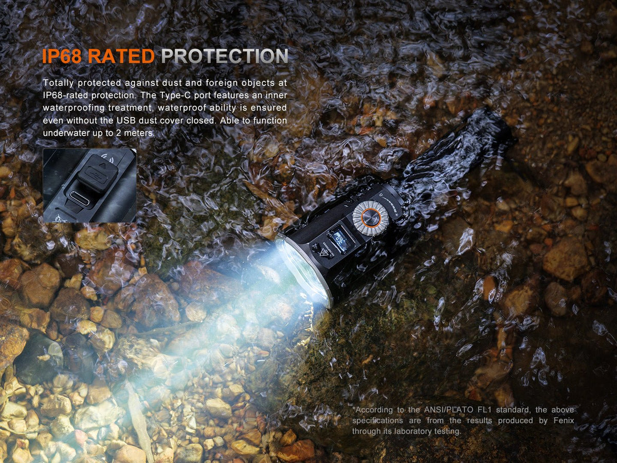 Fenix LR36R White Laser Searching Flashlight - Energize Trek