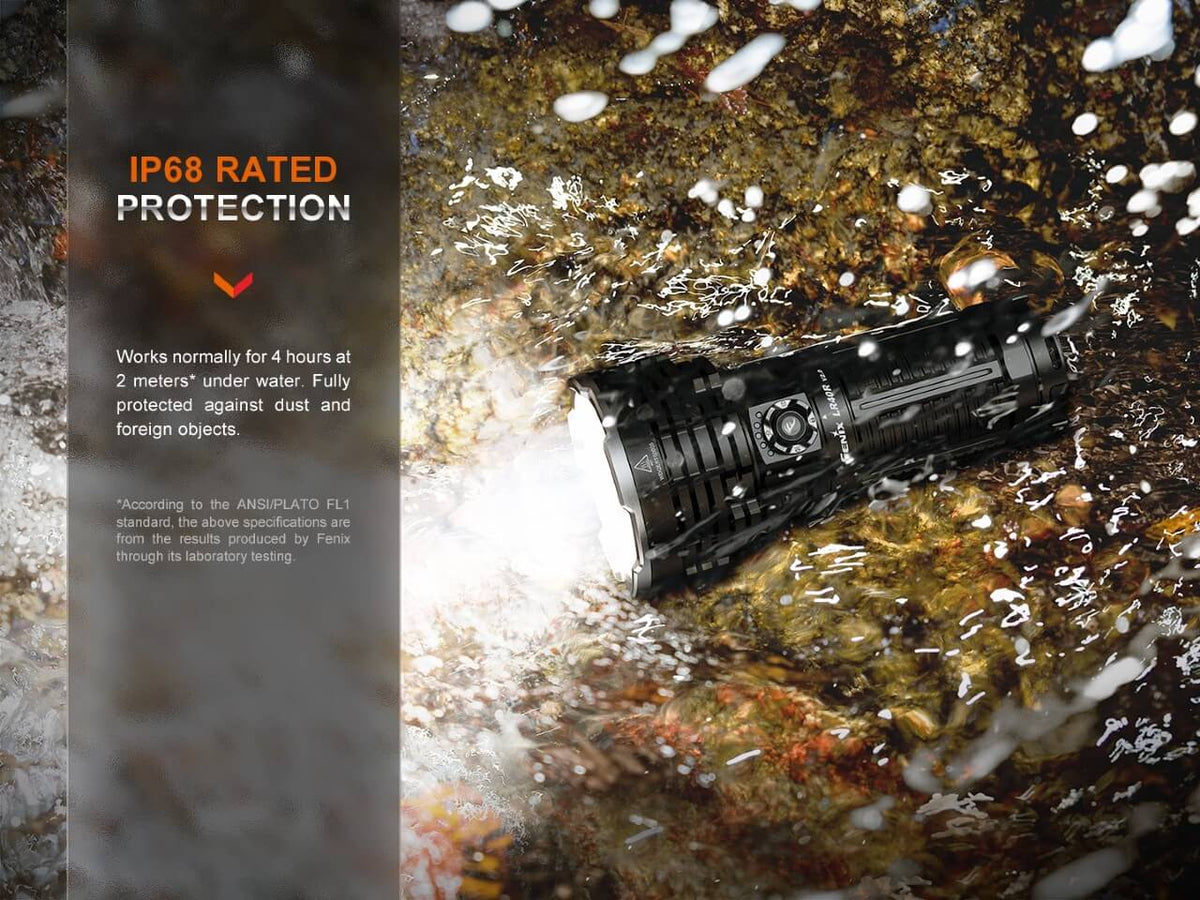 Fenix LR40R V2.0 Rechargeable LED Searchlight - Energize Trek