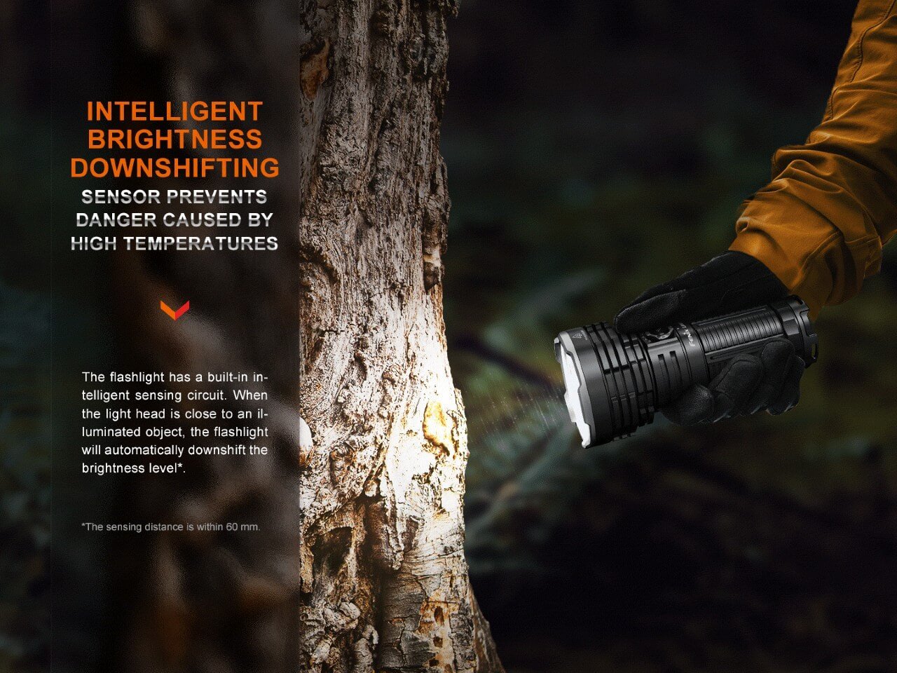 Fenix LR40R V2.0 Rechargeable LED Searchlight - Energize Trek