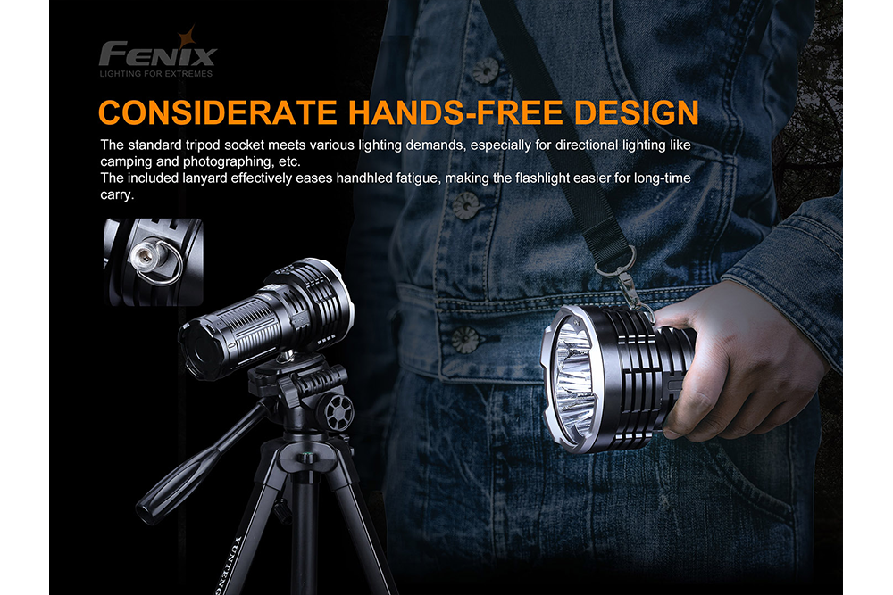 Fenix LR50R Multifunctional LED Search Light - 12000 Lumens - Energize Trek
