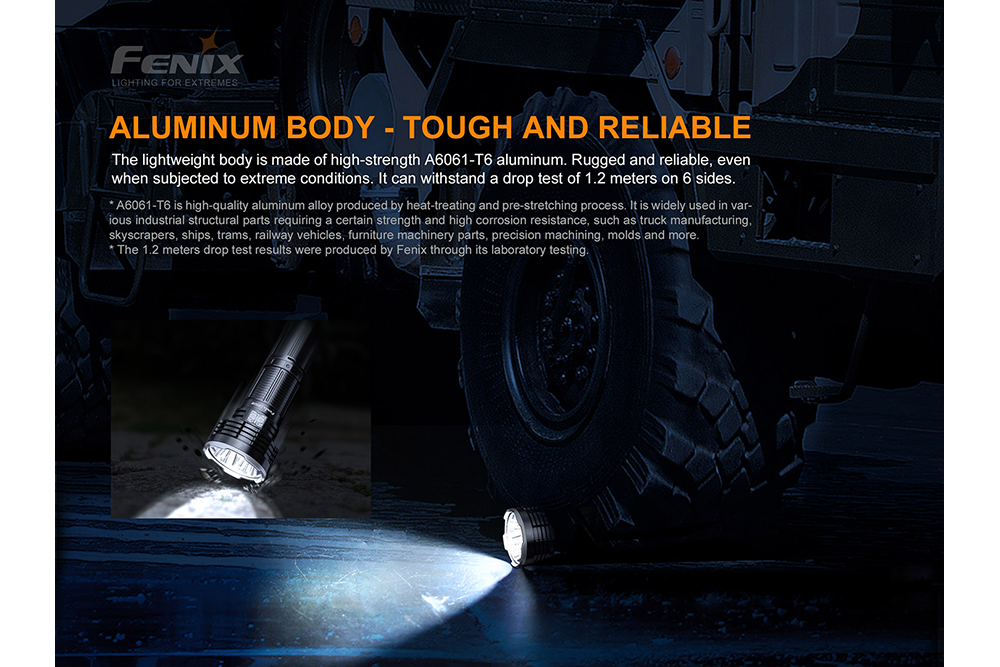 Fenix LR50R Multifunctional LED Search Light - 12000 Lumens - Energize Trek