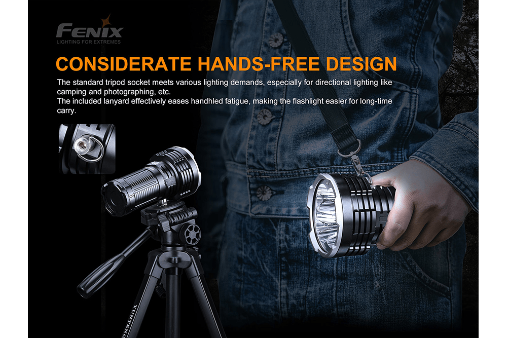 Fenix LR50R Multifunctional LED Search Light - 12000 Lumens - Energize Trek