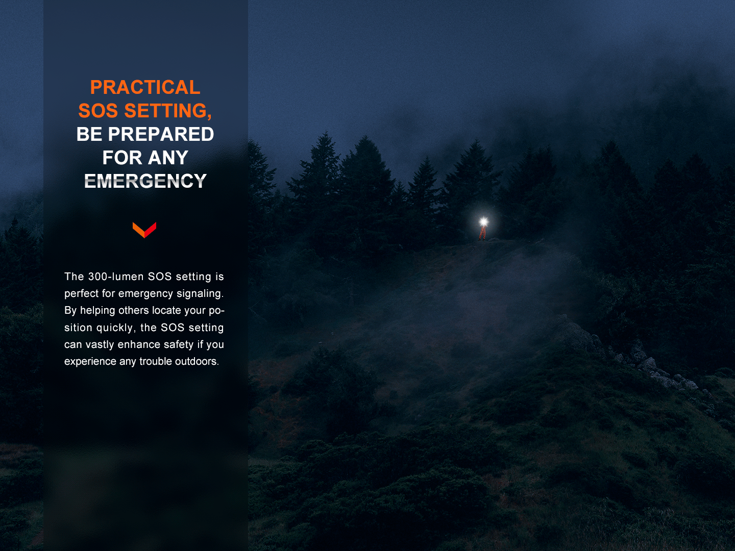 Fenix LR60R Rotary Switch Rechargeable Searchlight - 21000 Lumens - Energize Trek