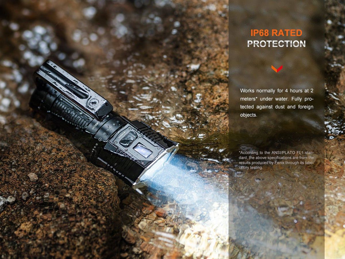 Fenix LR60R Rotary Switch Rechargeable Searchlight - 21000 Lumens - Energize Trek