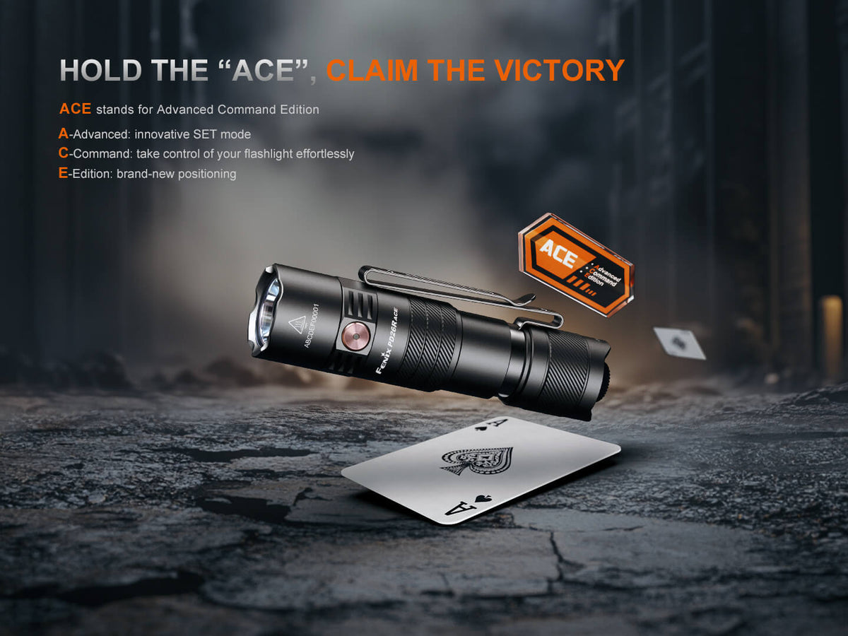Fenix PD26R ACE Multi-Mode Compact Flashlight - Energize Trek