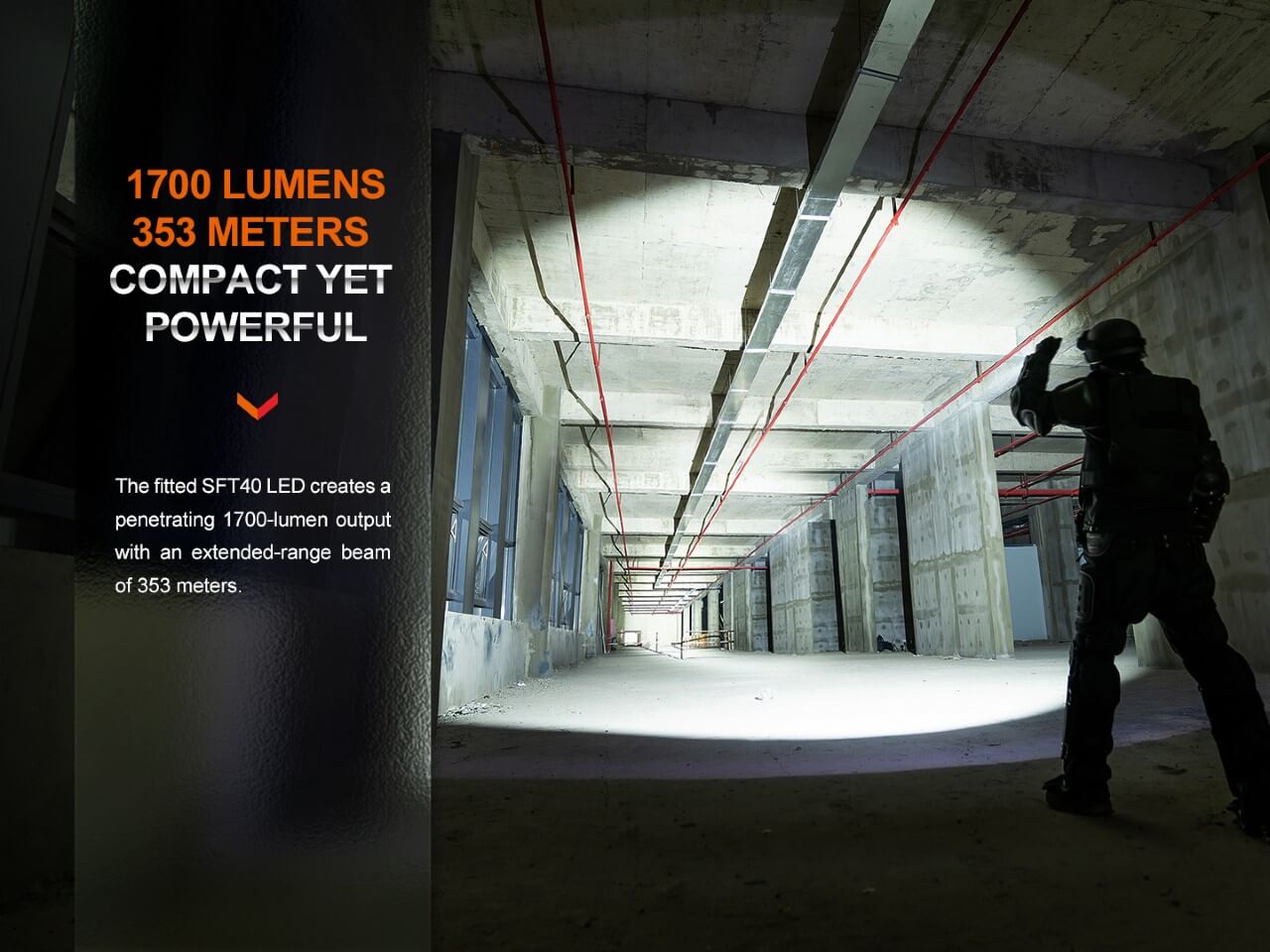 Fenix PD35R Compact Rechargeable Tactical Flashlight - Energize Trek