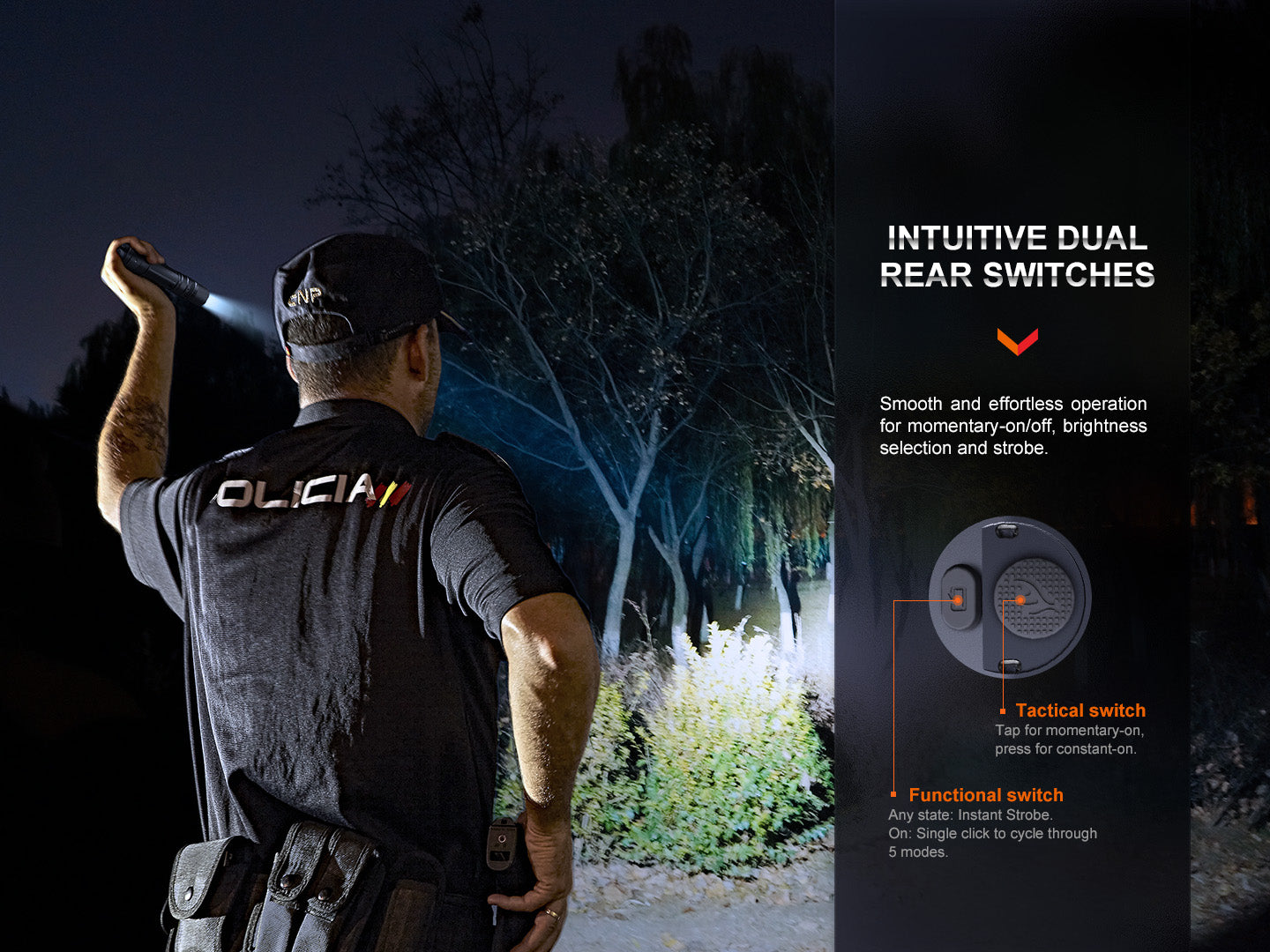 Fenix PD36R Pro 2800 Lumen Flashlight - Energize Trek