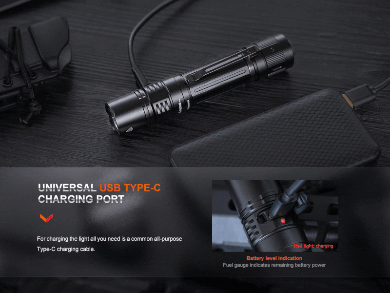 Fenix PD36R Pro 2800 Lumen Flashlight - Energize Trek