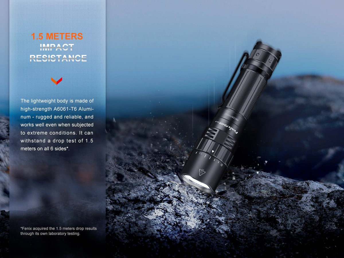 Fenix PD40R V3 Rechargeable Flashlight - Energize Trek