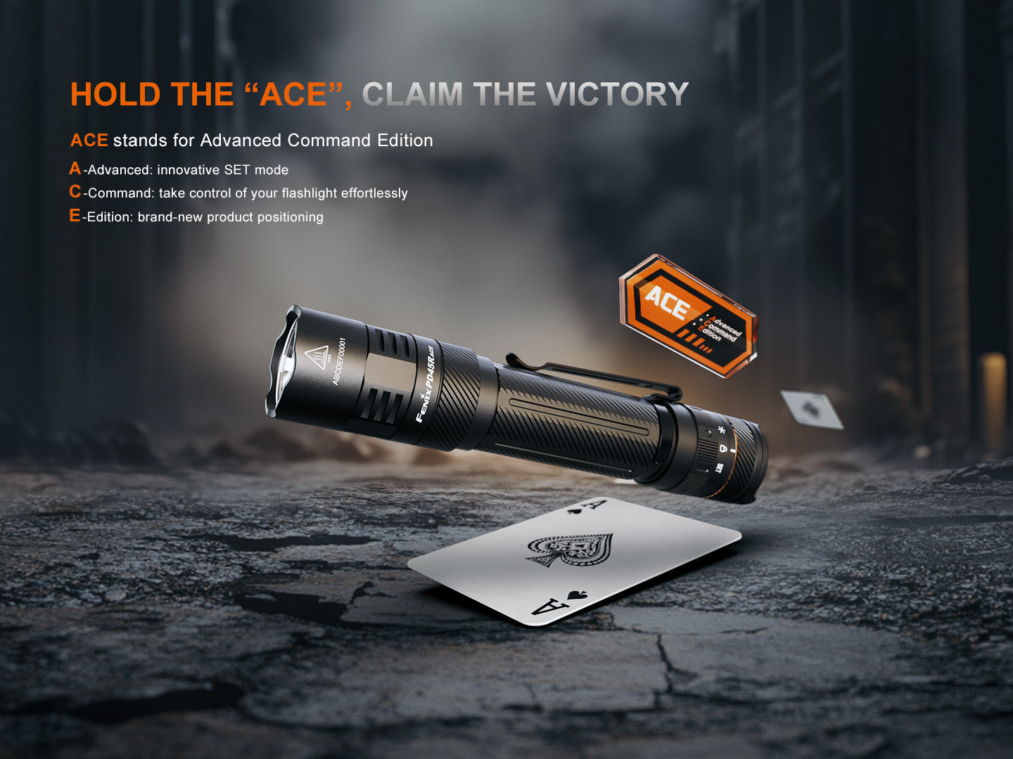 Fenix PD45R ACE Multi-Mode Tactical Flashlight - Energize Trek