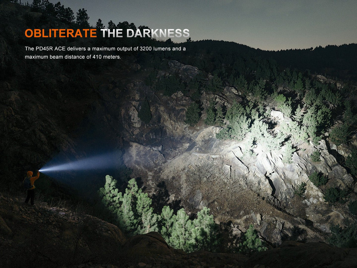Fenix PD45R ACE Multi-Mode Tactical Flashlight - Energize Trek