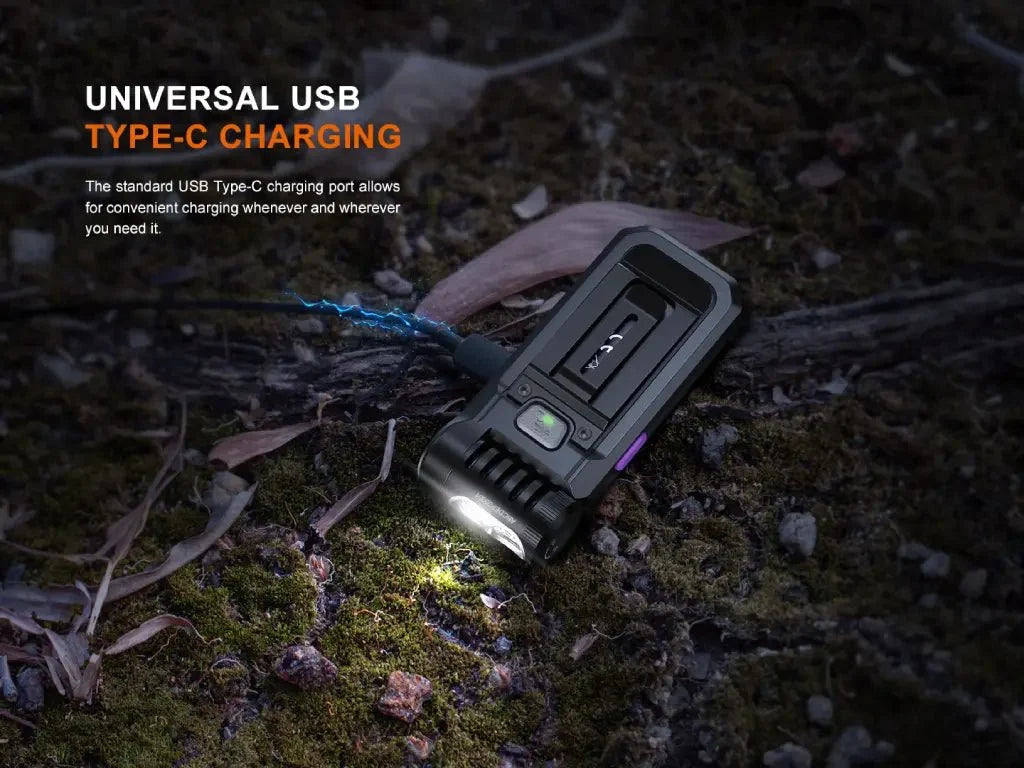 Fenix SW05R Multipurpose Clip-On Light with Red or UV Output - Energize Trek