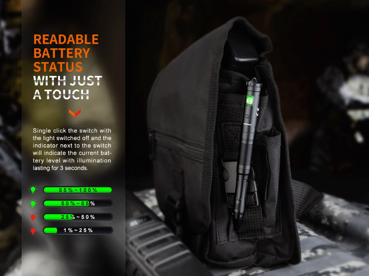 Fenix T6 Tactical LED Penlight - Energize Trek