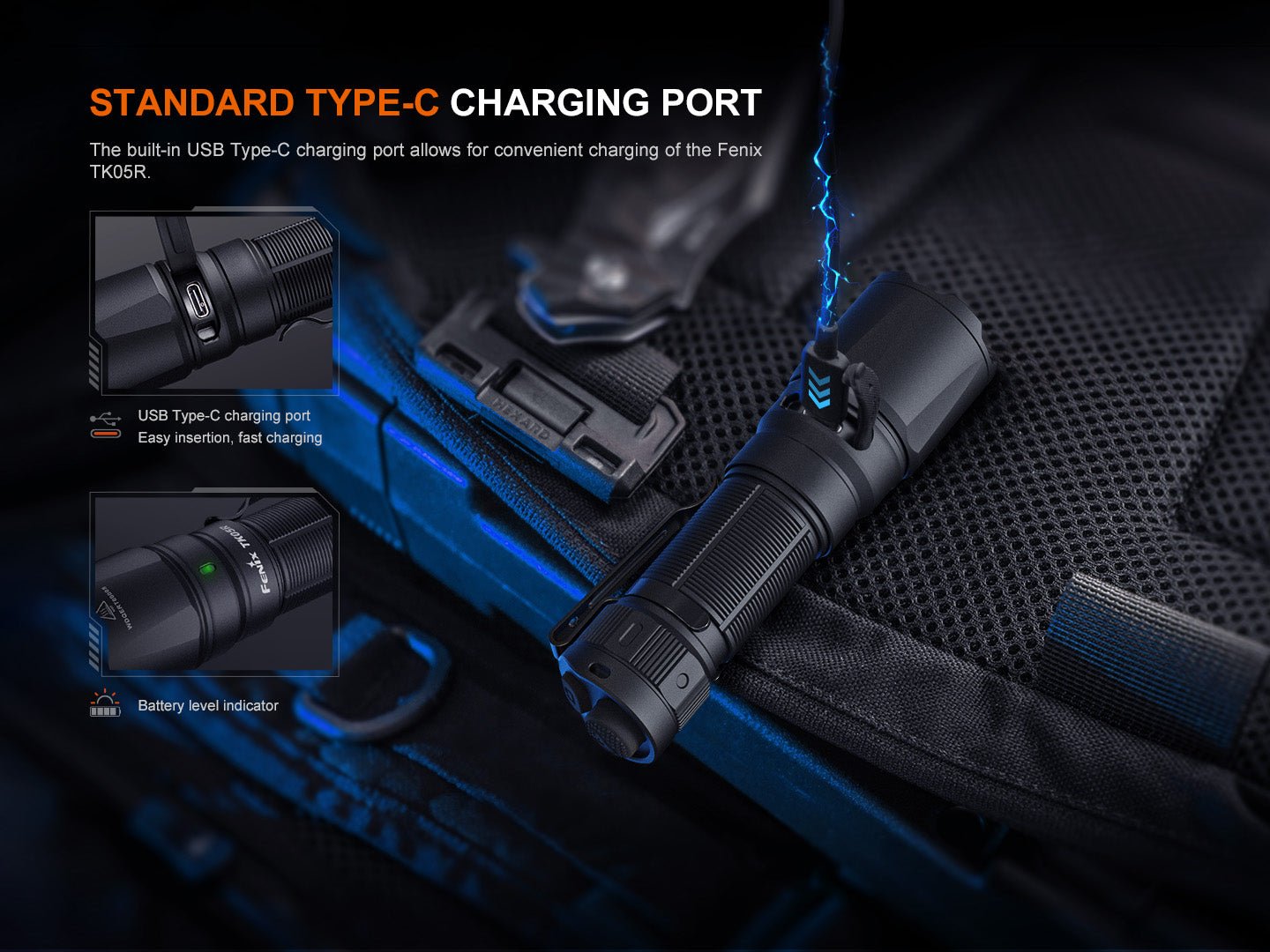 Fenix TK05R Compact Tactical EDC Flashlight - Energize Trek