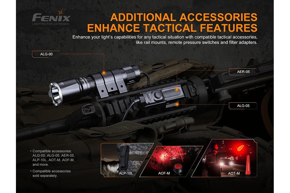 Fenix TK16 V2.0 Tactical Flashlight - 3100 Lumens - Energize Trek