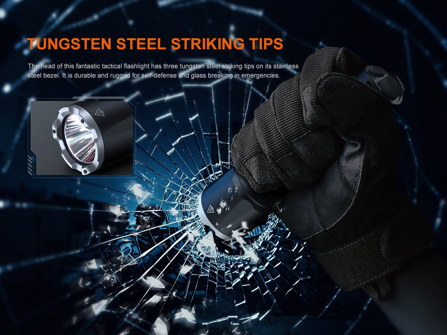Fenix TK17 Dual Switch Tactical Flashlight - Energize Trek