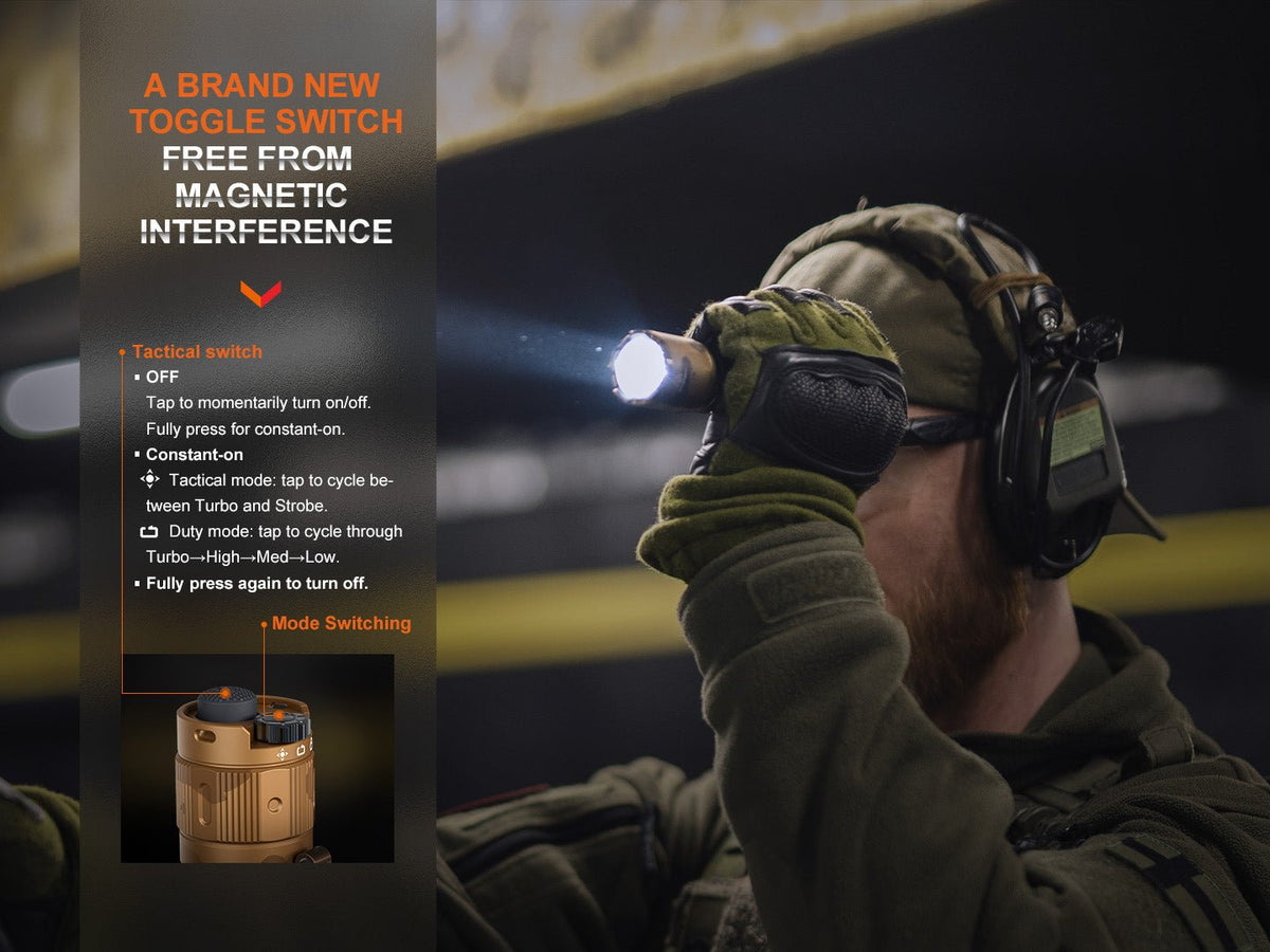 Fenix TK20R UE Tactical LED Flashlight - 2800 Lumens - Energize Trek