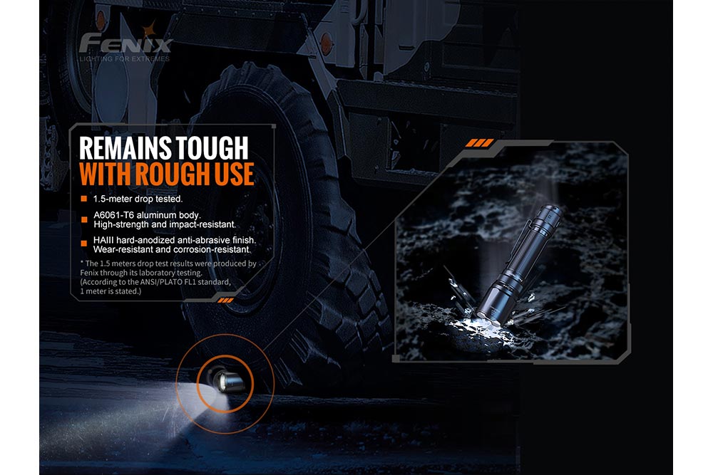 Fenix TK20R V2.0 Rechargeable Flashlight | 3000 lumens - Energize Trek