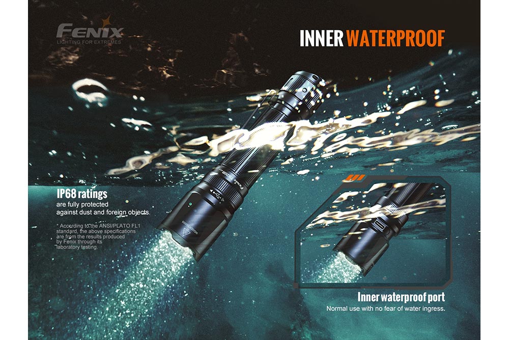Fenix TK20R V2.0 Rechargeable Flashlight | 3000 lumens - Energize Trek
