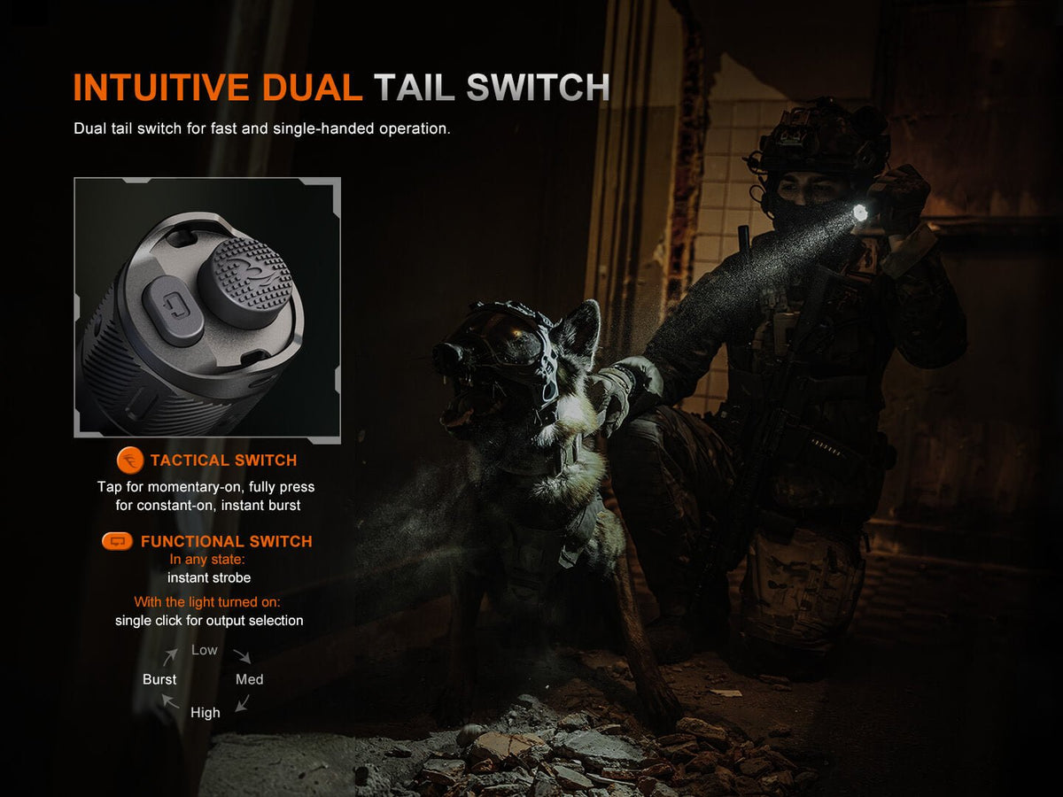 Fenix TK21R Duty Flashlight - Energize Trek