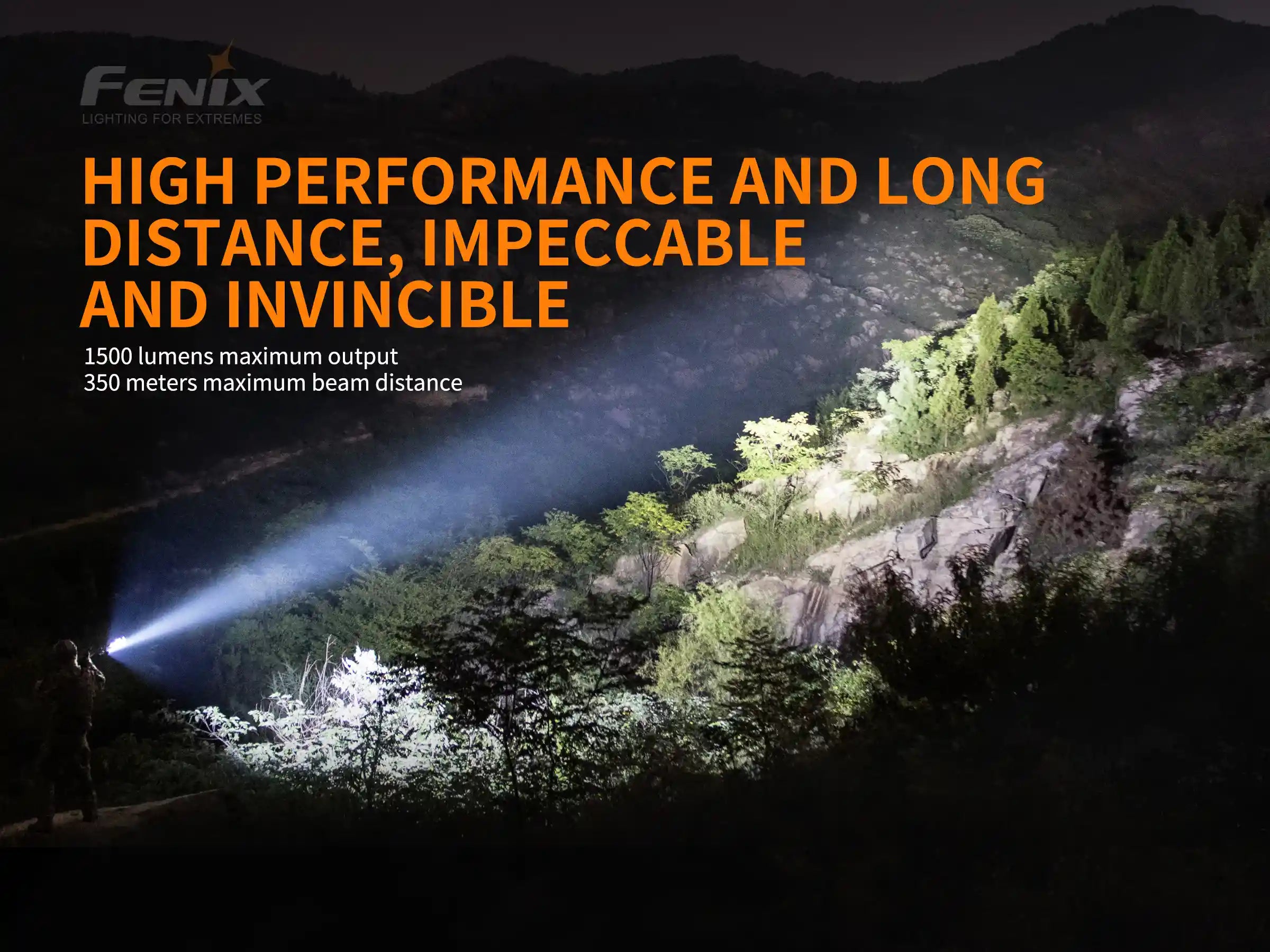 Fenix TK26R Tactical LED Flashlight - 1500 Lumens - Energize Trek