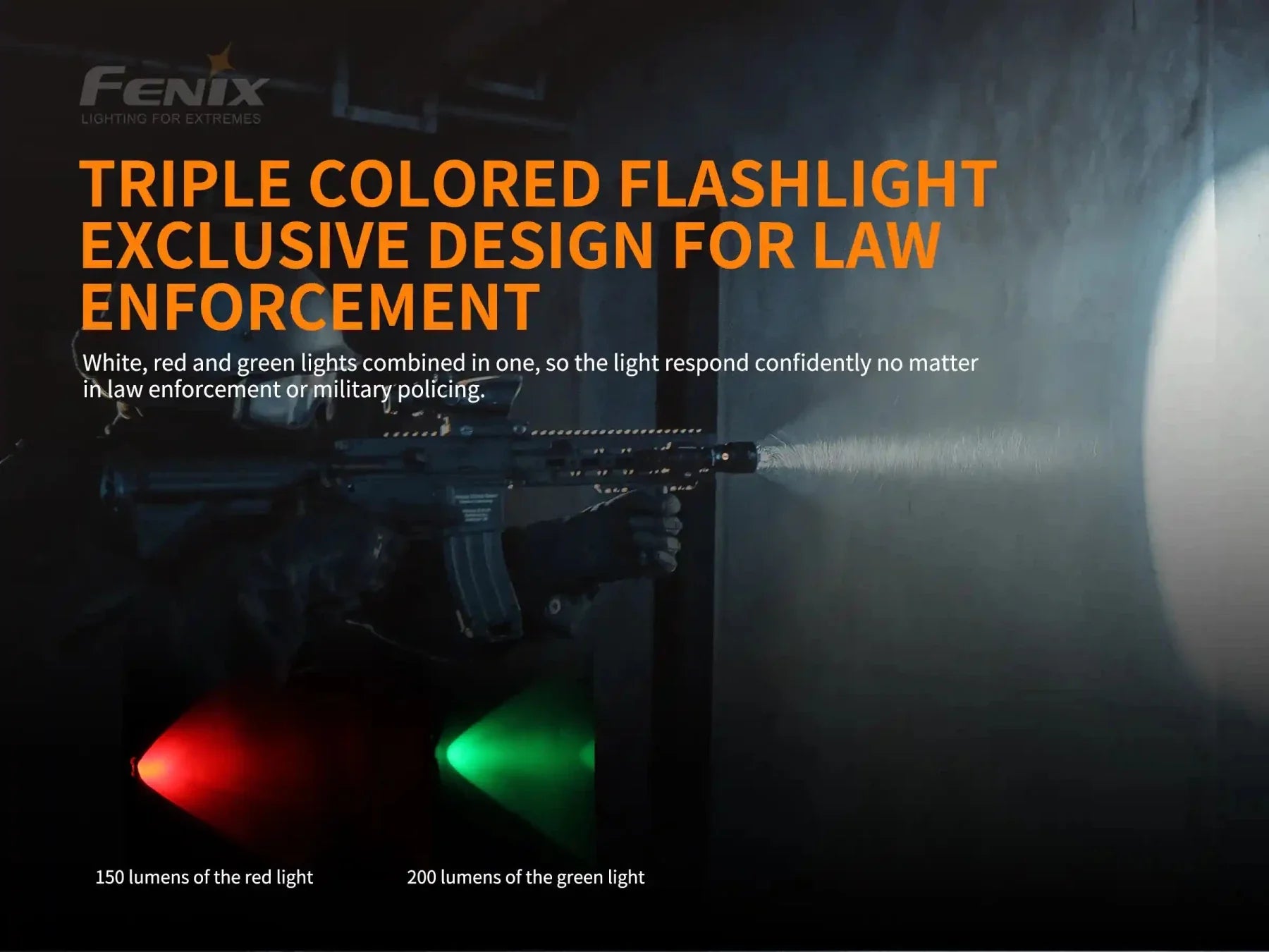 Fenix TK26R Tactical LED Flashlight - 1500 Lumens - Energize Trek
