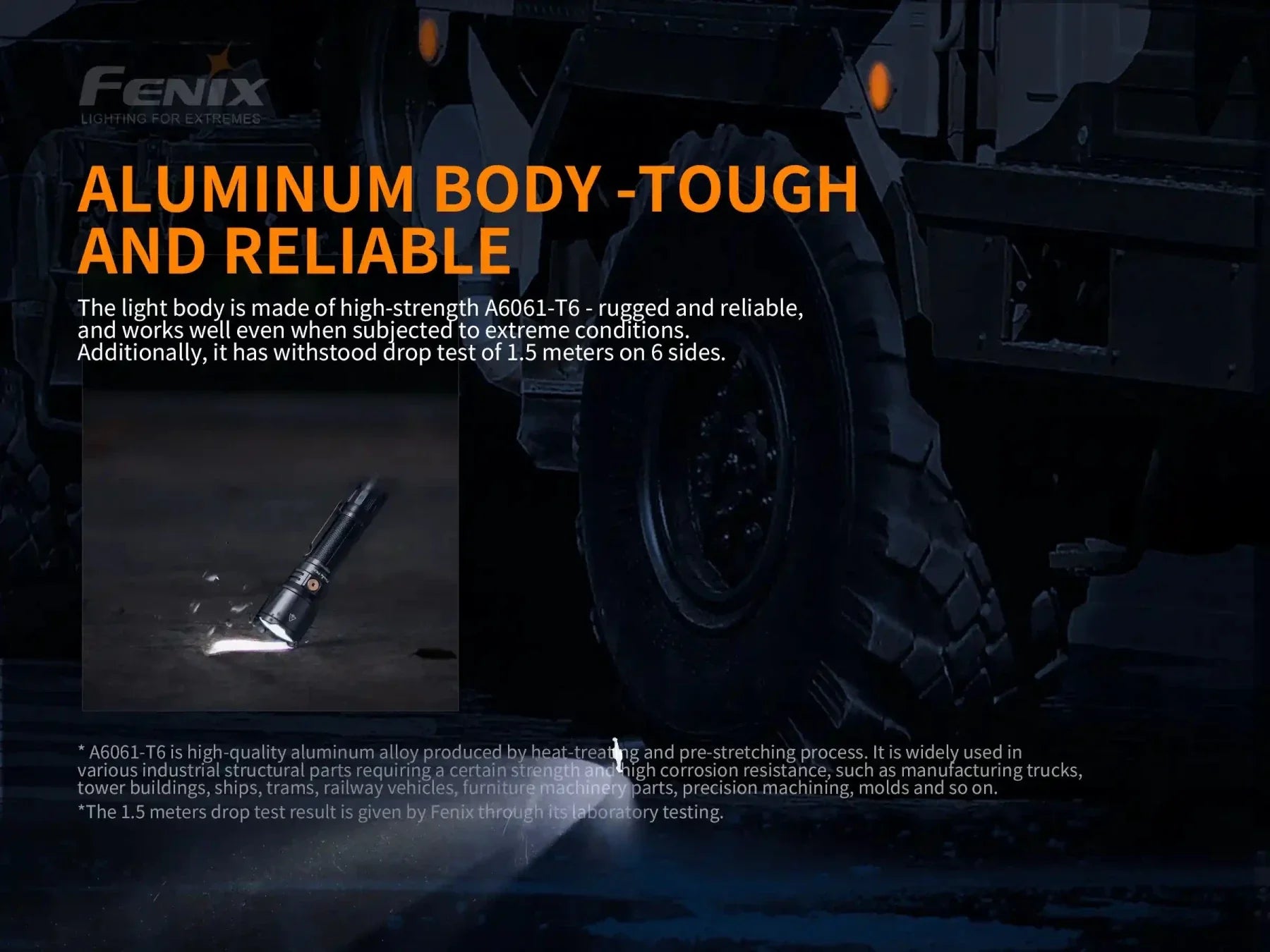 Fenix TK26R Tactical LED Flashlight - 1500 Lumens - Energize Trek