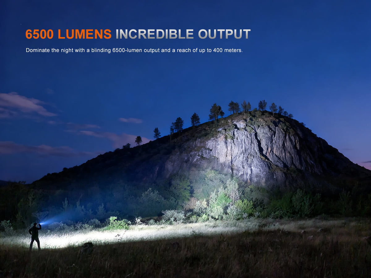 Fenix TK28R Multi-LED High-Performance Flashlight - 6500 Lumens - Energize Trek