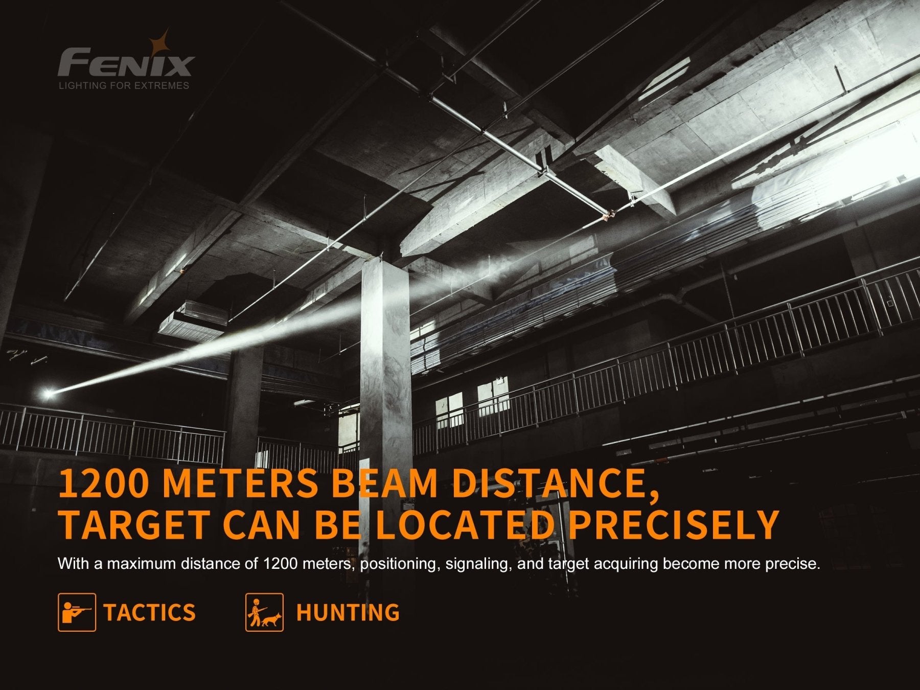 Fenix TK30 White Laser LED Flashlight - Energize Trek