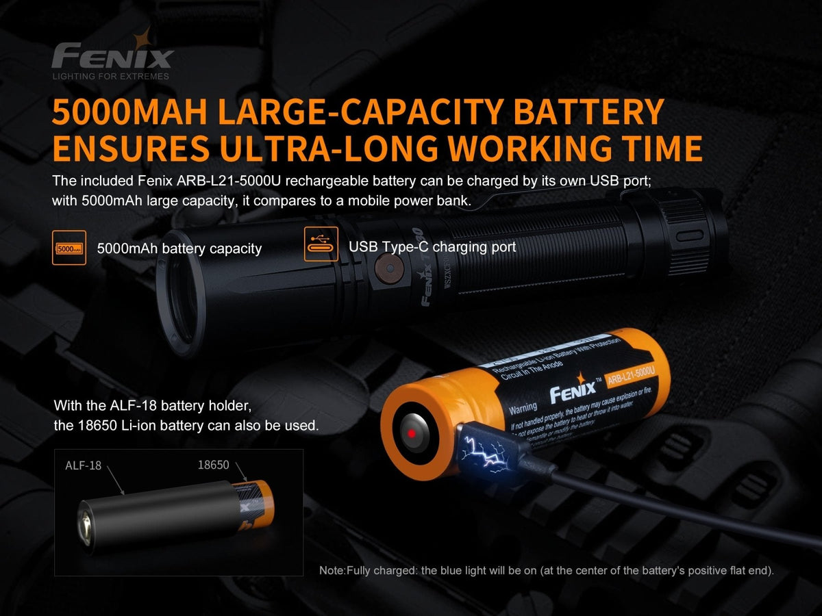 Fenix TK30 White Laser LED Flashlight - Energize Trek