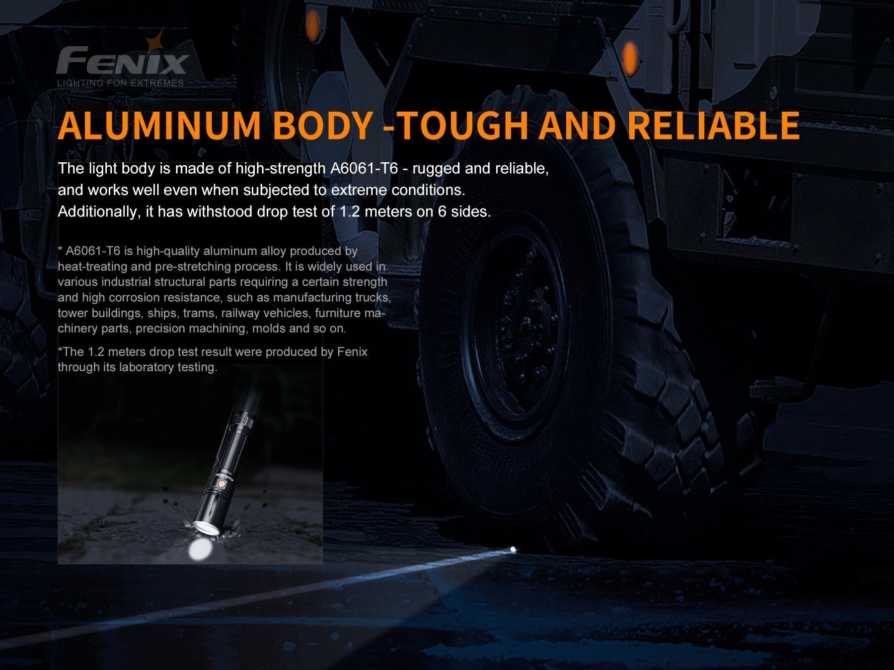 Fenix TK30 White Laser LED Flashlight - Energize Trek