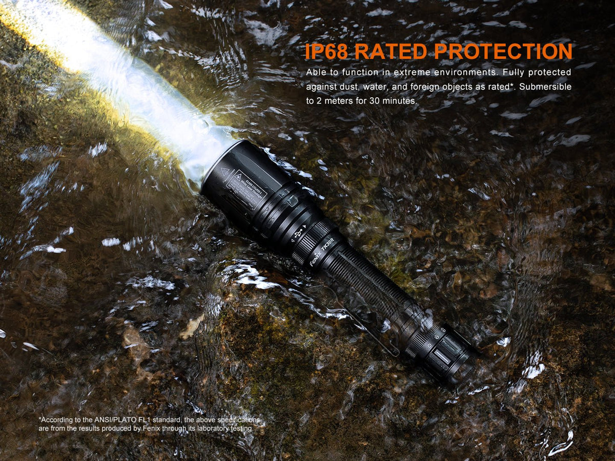 Fenix TK30R Tactical White Laser Rechargeable Flashlight - Energize Trek