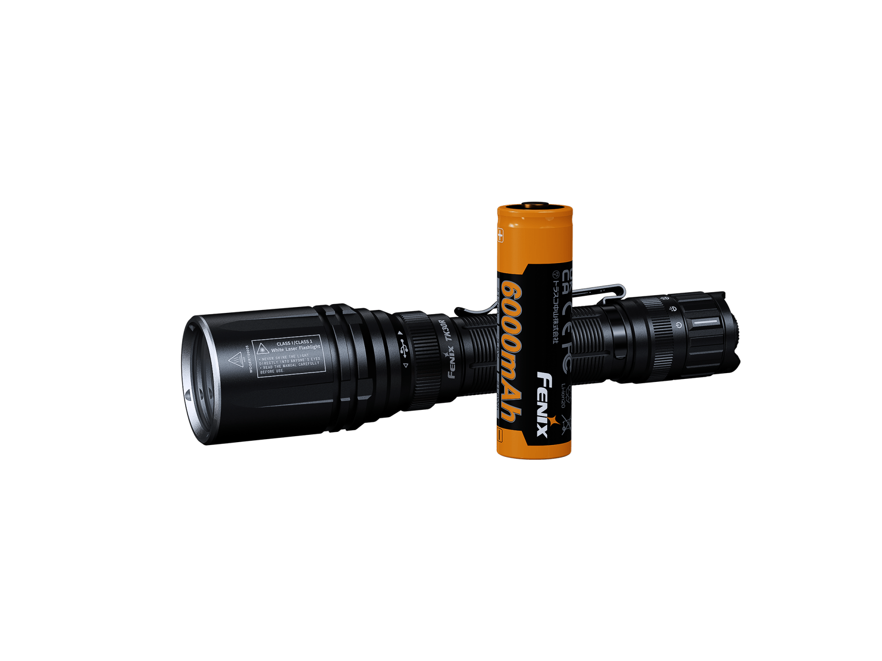 Fenix TK30R Tactical White Laser Rechargeable Flashlight - Energize Trek