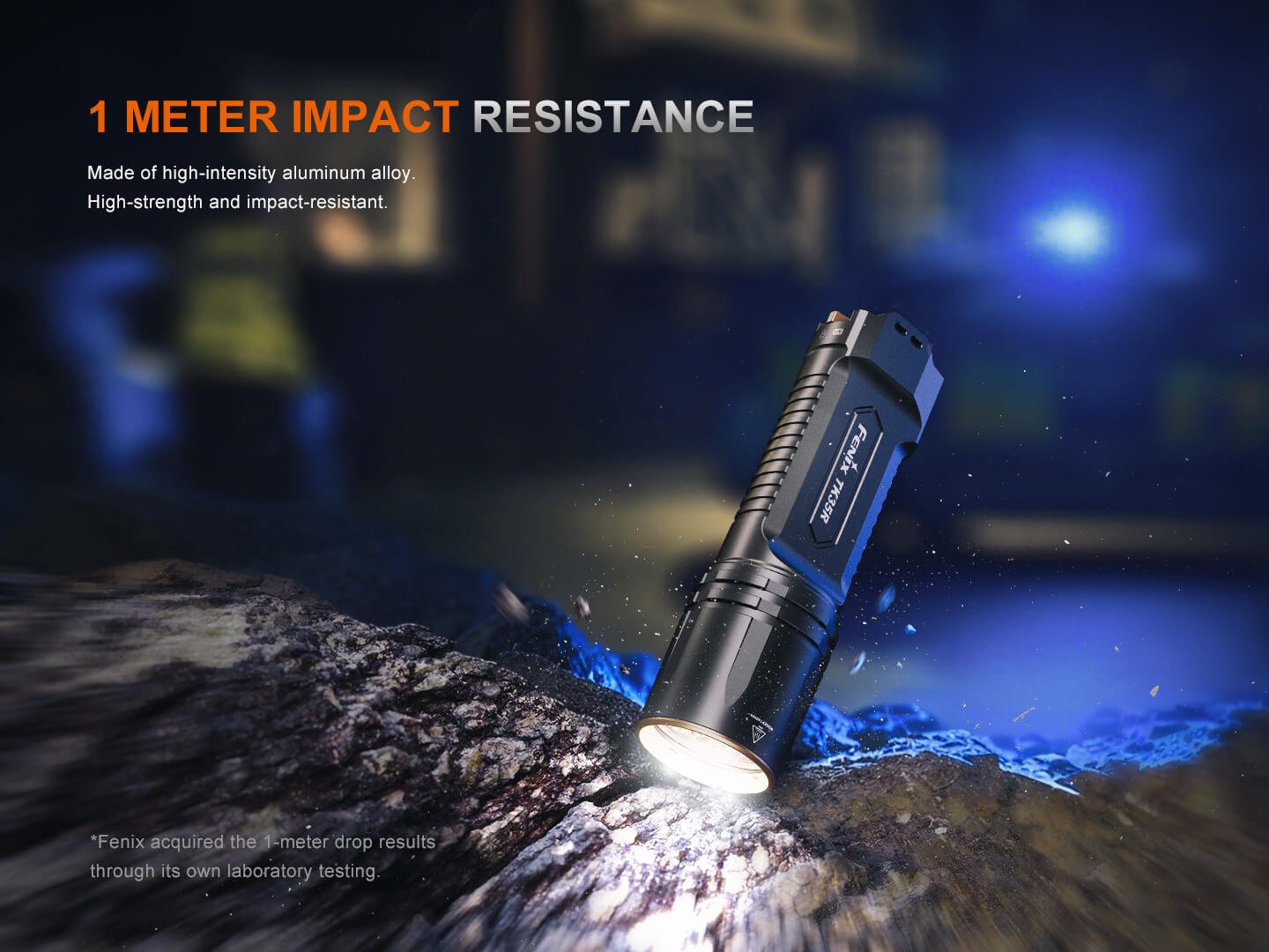 Fenix TK35R Rechargeable High-Performance Tactical Flashlight - Energize Trek