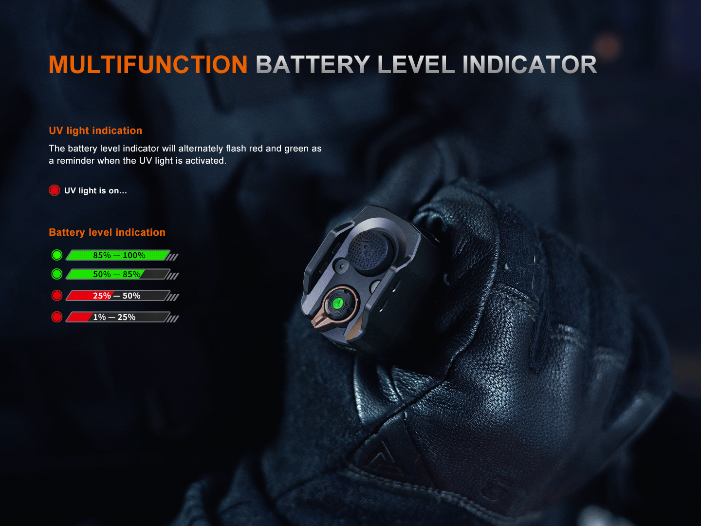 Fenix TK35R Rechargeable High-Performance Tactical Flashlight - Energize Trek