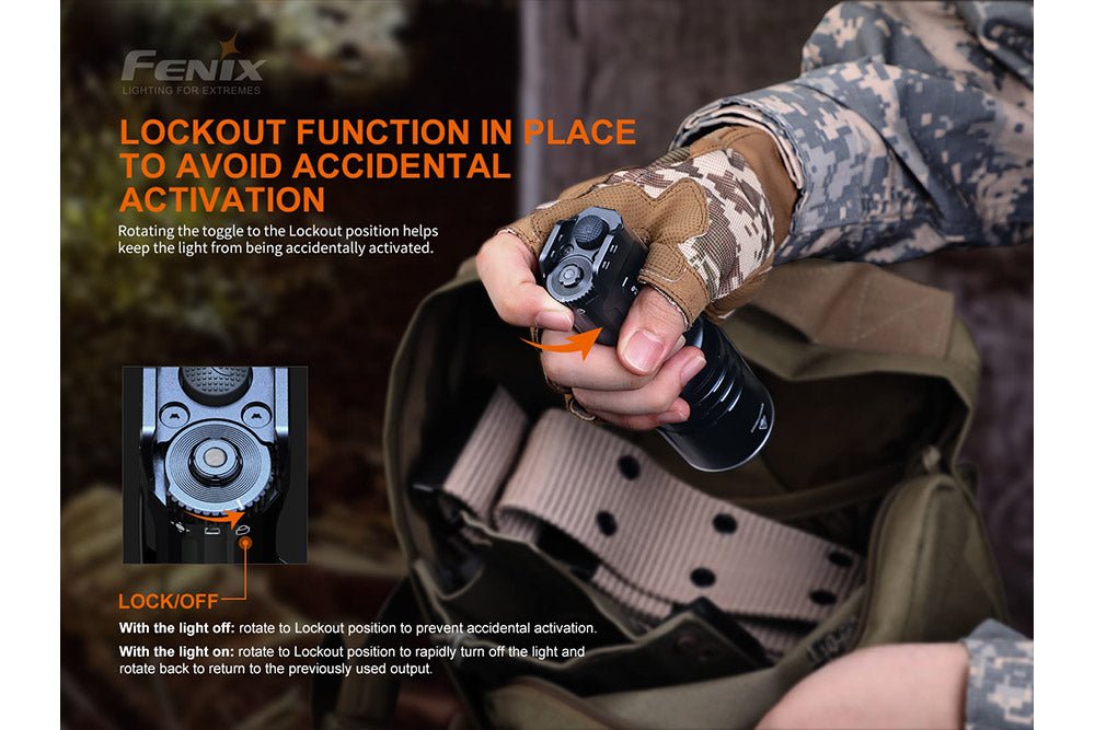 Fenix TK35UE V2.0 Flashlight - 5000 Lumens - Energize Trek