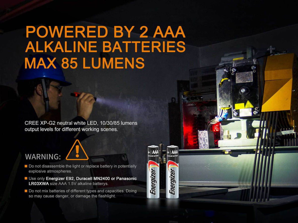 Fenix WF05E Intrinsically Safe Flashlight - Energize Trek