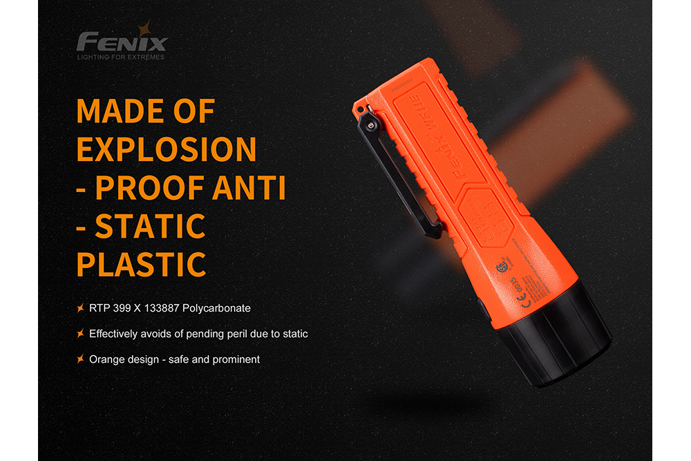 Fenix WF11E Intrinsically Safe Flashlight - Energize Trek