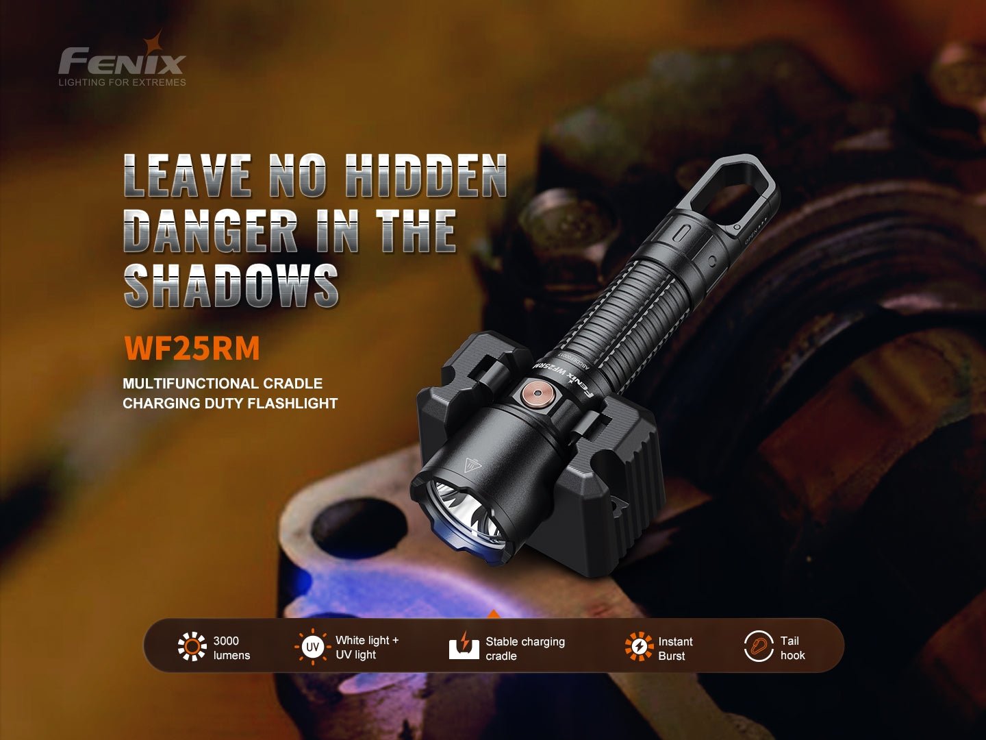 Fenix WF25RM Multifunctional Cradle Charging Duty Light - Energize Trek