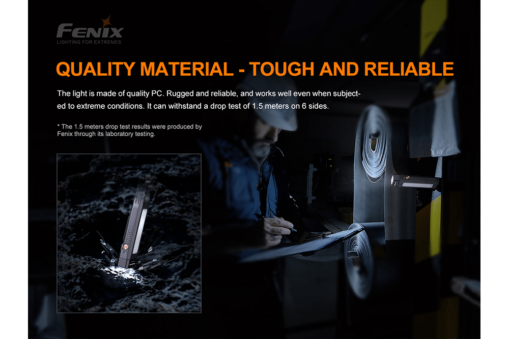 Fenix WT16R Rechargeable Work Light - Energize Trek