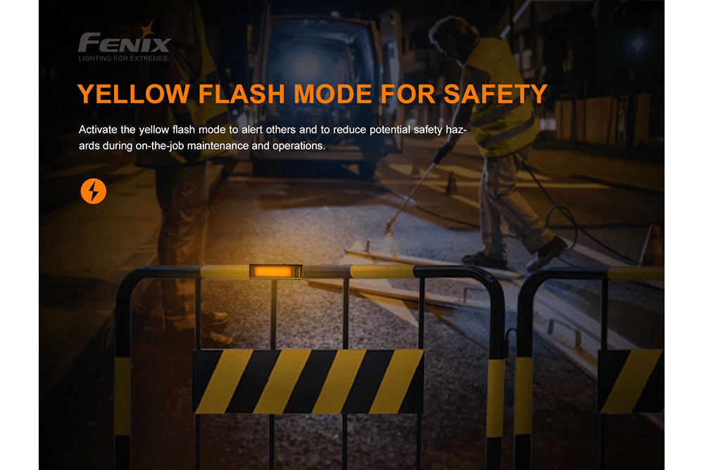 Fenix WT16R Rechargeable Work Light - Energize Trek