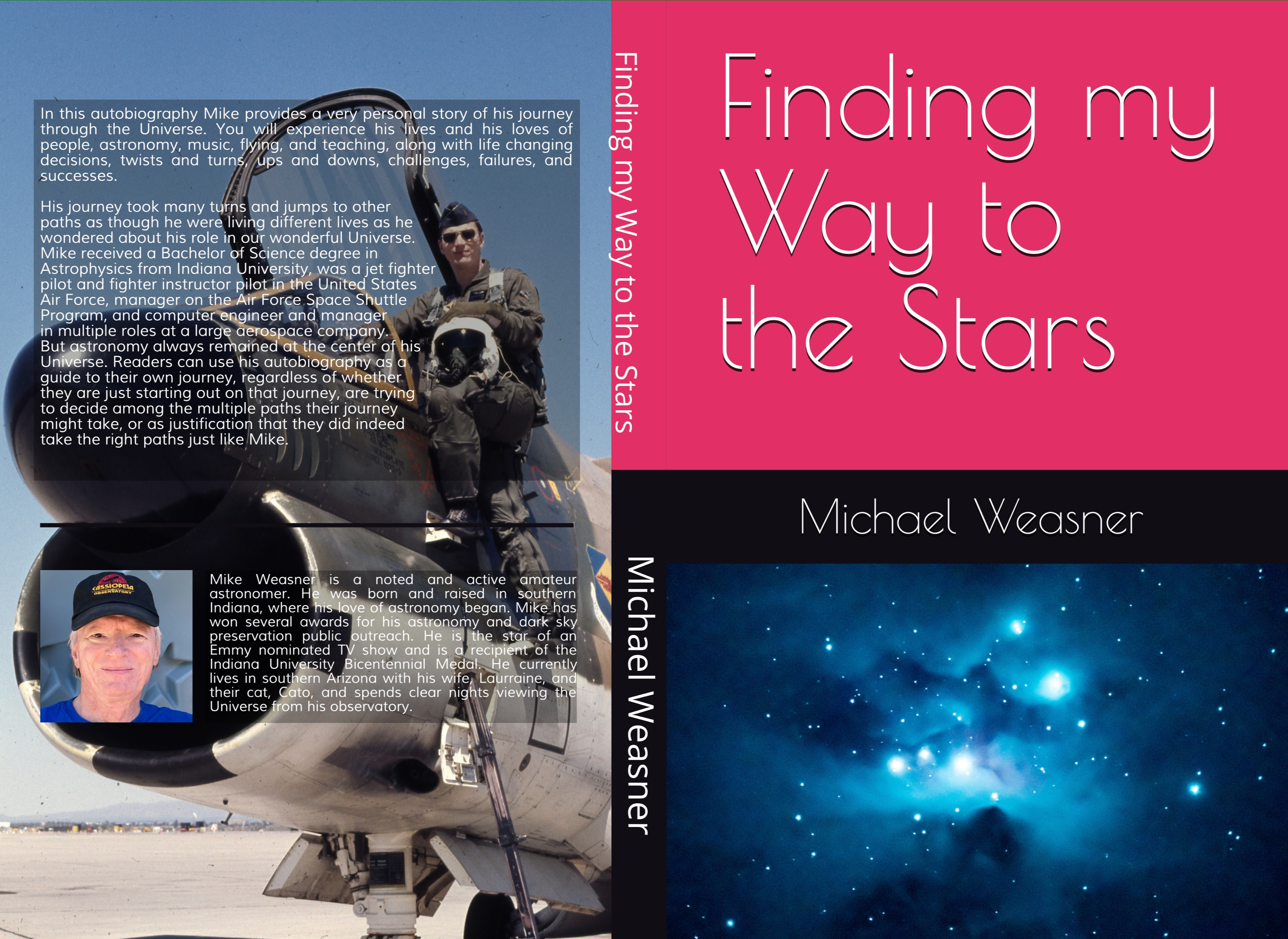 Finding my Way to the Stars Autobiography by Michael Weasner - Energize Trek