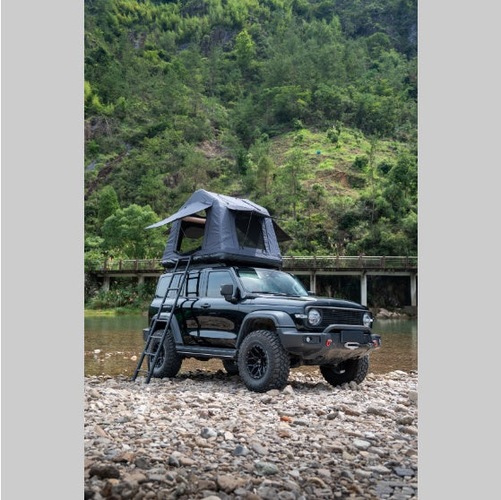Foldable 2-3 People Amphibious Inflatable Car Roof Top Tent For Camping Outdoor Glamping Camping Tent For SUV,Truck And Universal Auto Self-Driving Touring - Energize Trek
