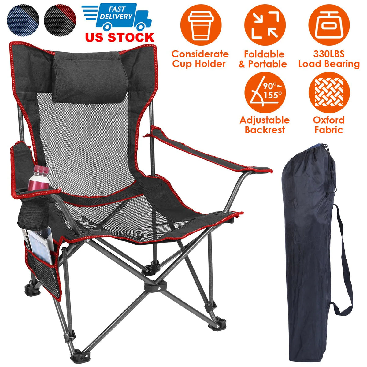 Foldable Camping Chair - Energize Trek